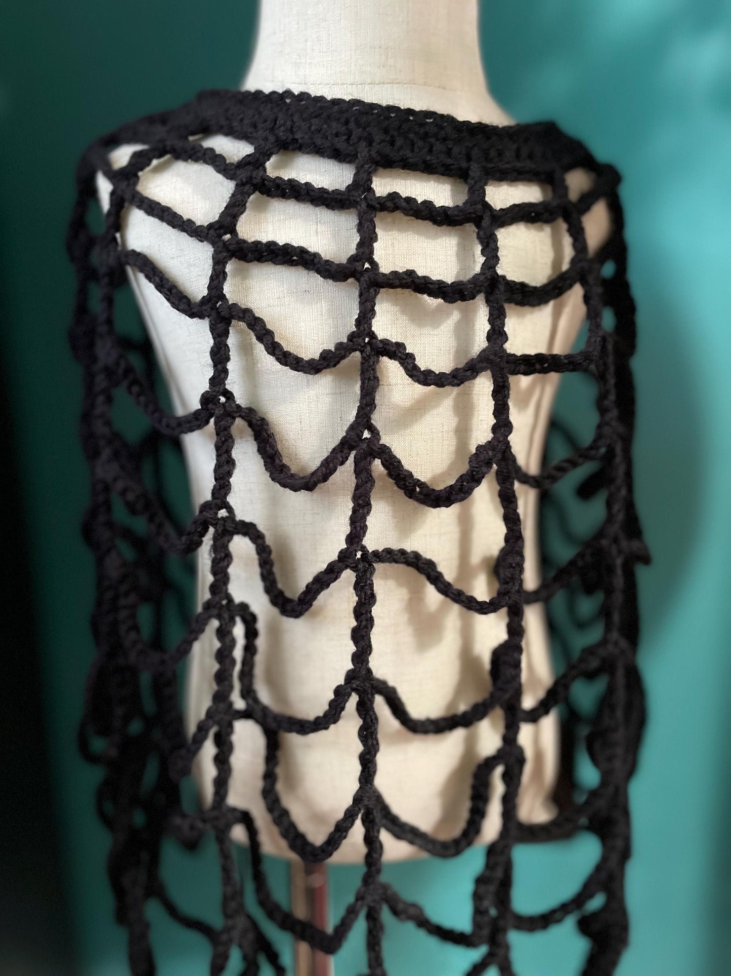 Spiderweb Poncho - child, costume