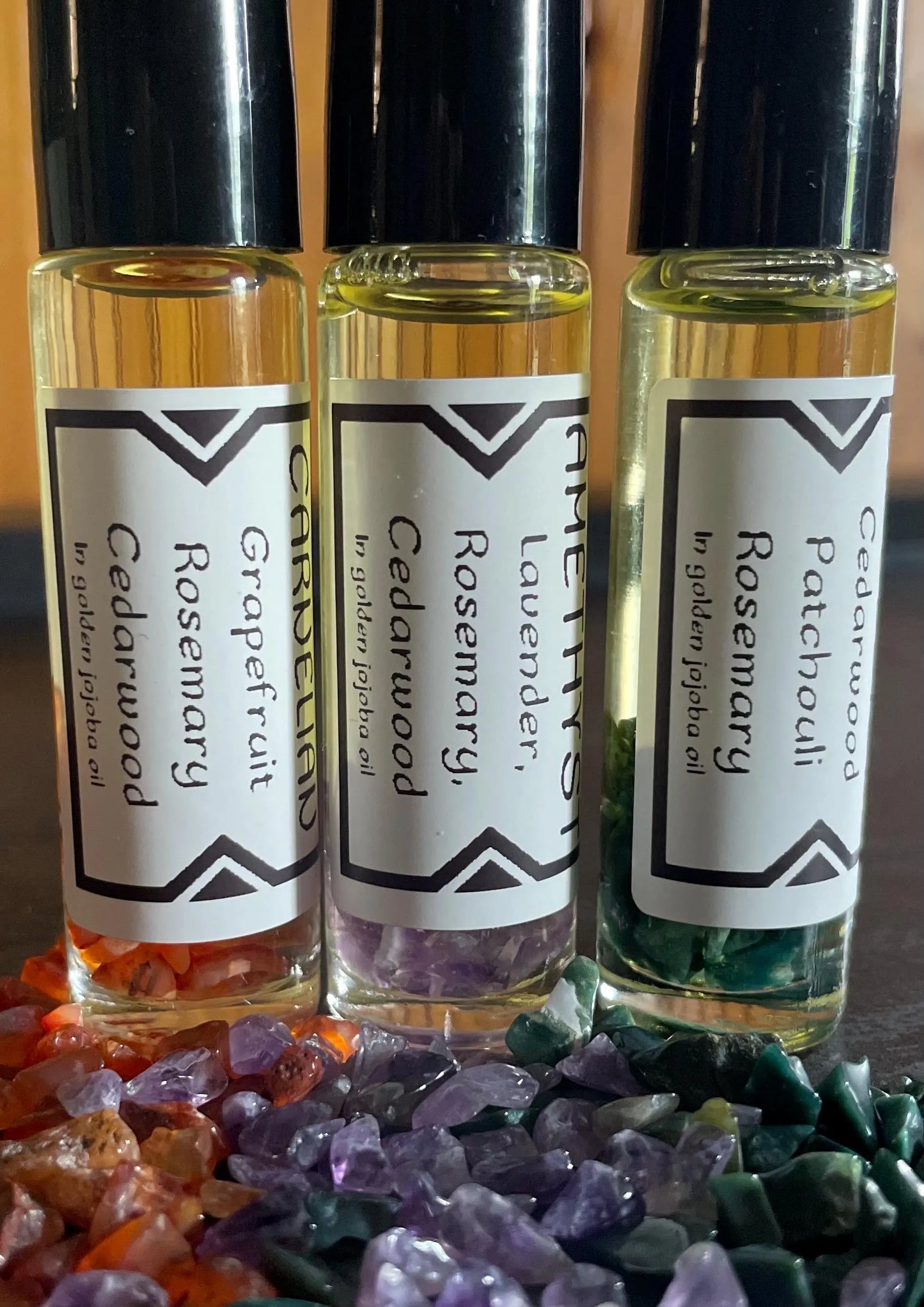 Crystal-Infused Aromatherapy Roll-On (10 ml)