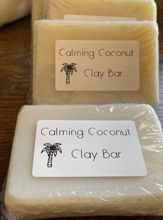 Calming Coconut Clay Bar