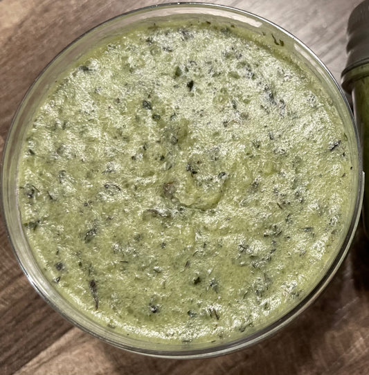 Clay Salt Scrub - Lemon Balm