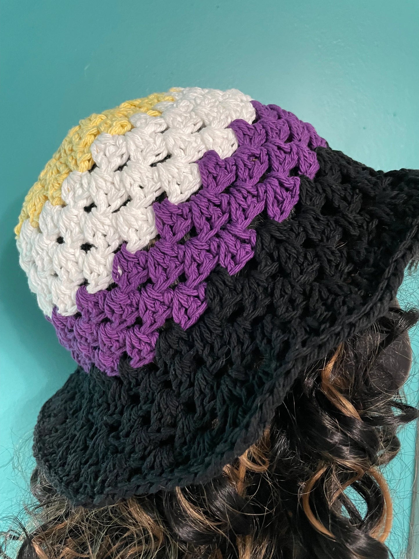 Non Binary Pride bucket hat