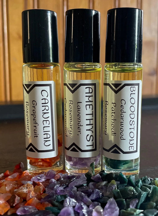 Crystal-Infused Aromatherapy Roll-On (10 ml)