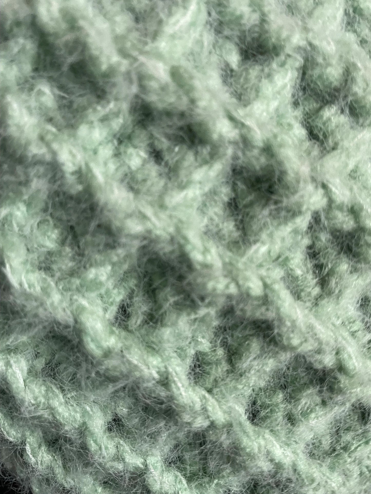 Fuzzy Waffle Stitch Beanie